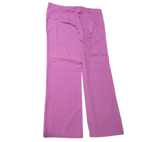 MG Medgear Scrub Pants Womens Size Small Pink Nurse Work Uniform Bottoms - Picture 2 of 4